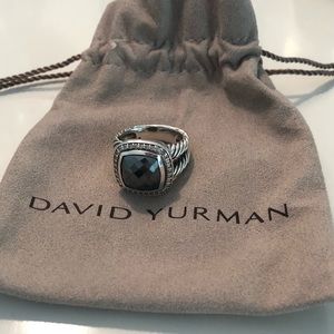 David Yurman Hematite Albion Ring Size 6